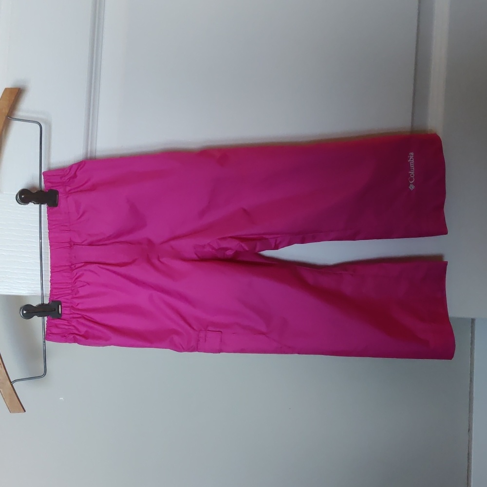 Columbia Cypress Brook II splash rain pant in Pink Ice, size 3T